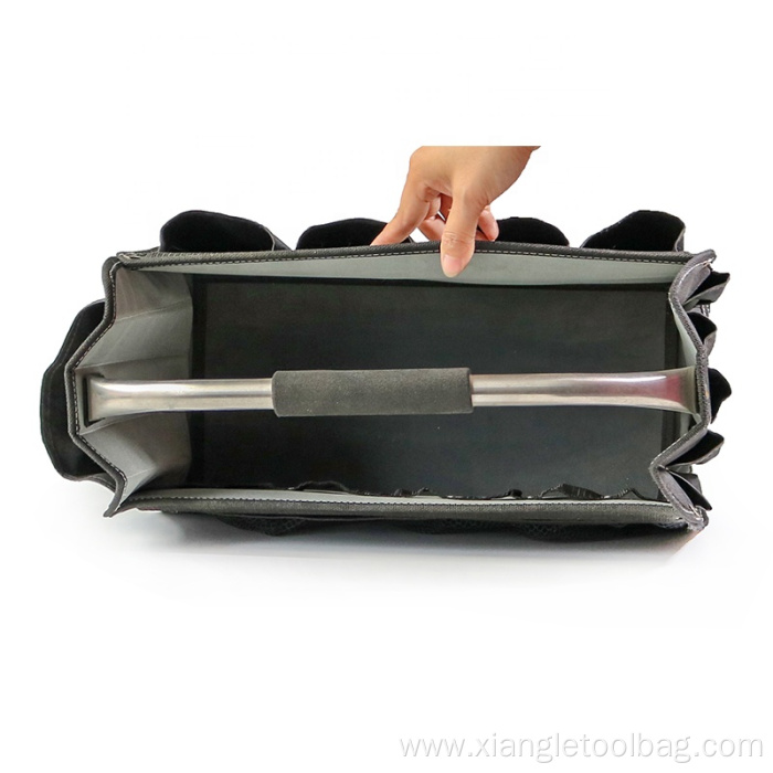 Foldable Design Tote Tools Bag with Metal Handle